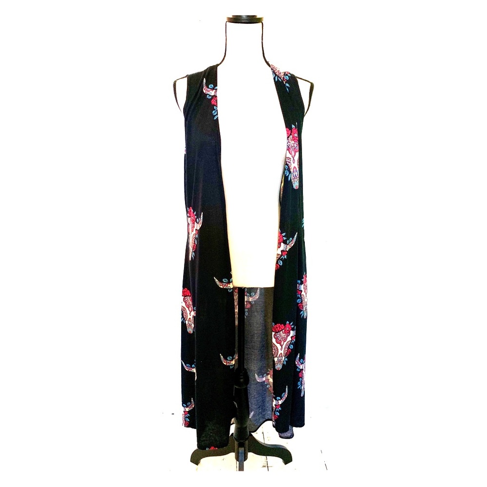 Cow skull kimono